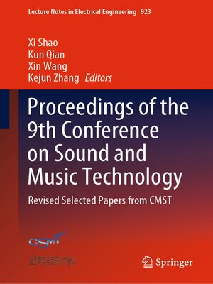 cover image of Proceedings of the 9th Conference on Sound and Music Technology